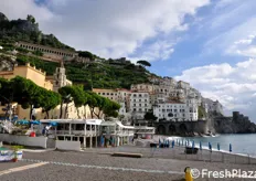 Una vista di Amalfi.