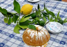Dolce d'Amalfi, una deliziosa specialita' a base di mandorle e limone.