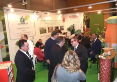 "L'impresa italiana "La Linea Verde", specializzata in prodotti freschi pronti all'uso, era presente con un proprio stand, rappresentativo della filiale spagnola dell'azienda, sita a Navarra."