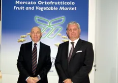 Da sinistra: Ing. Guido Cauteruccio, direttore generale di Treviso Mercati (mercato ortofrutticolo all'ingrosso), insieme al presidente Roberto Loschi.