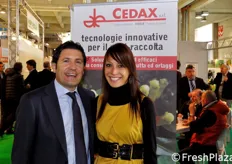 Claudio Lama (Eurofins) e Marta Scribano (CEDAX).