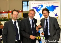 Andrea Cantiera (responsabile acquisti), Walter Campomori (Branch Manager) e Paolo Mauti (AD di Fruttital Distribuzione, parte di GF Group SpA).