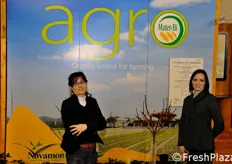 Sara Guerrini (Agriculture Sales Specialist) e Manuela Impallari di Novamont.