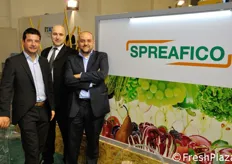 Simone Spreafico, Frederic Balzani (responsabile commerciale Spreafico Francia) e Marco Franceschini.