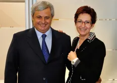 Cesare Balsamo e Lorenza Bassi di As.pro.pat, l'associazione dei produttori di patate del Piemonte, che associa 100 coltivatori.