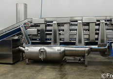 "E' stato recentemente installato anche un macchinario "de-watering" per l'eliminazione dell'acqua in eccesso senza stress fisici per gli sfalciati."