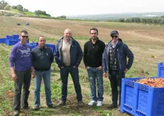 Visita presso l'azienda Spataro. Da sinistra e destra: Marco Spataro, Giuseppe Carpinteri, Leonardo Bassi, Filippo Zaccari e Antonio Cavallaro.