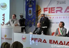 Conferenza stampa inaugurale. L'intervento di Giovanni Denaro, presidente della Fiera Emaia.