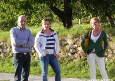 Bertoldi e Lara Giongo (terza da sinistra).