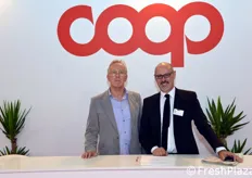 Vanes Cantieri, responsabile nazionale ortofrutta di Coop Italia, e Giuseppe Iasella, category manager verdure e ortaggi di Coop Italia.