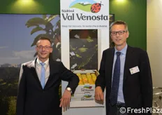 In rappresentanza di VI.P-Val Venosta, il Responsabile Commerciale Fabio Zanesco e il Responsabile GD Martin Pinzger.