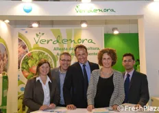Lo staff di Verdenora. Da sinistra a destra: Violetta Ferri, Cristian Carboni, Eraldo Secchi, Mara Bagnasco e Peter Damiano.