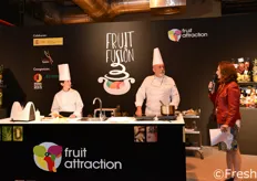"La manifestazione ospita anche l'evento culinario "Fruit Fusion", fonte di ispirazione per l'impiego gastronomico di frutta e verdura."