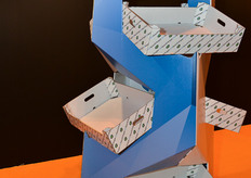 Un'altra proposta Smurfit Kappa per l'esposizione di ortofrutticoli presso i punti vendita con grandi superfici.