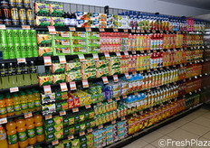 Succhi e bibite a base di frutta.