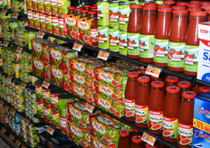 Prodotti a base di pomodoro.