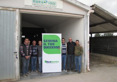 Da sinistra: Giorgio Cicciarella, Salvatore Cugnata, Giovanni Cicciarella Riccardo Ficili, Claudio Cicciarella, General Manager Alfredo Amoroso, Salvatore Guastella.