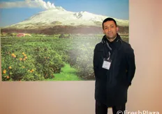 Sebastiano Calanni, produttore di agrumi dell'omonima azienda in provincia di Catania.