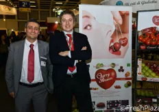 Stefano Pezzo (a destra), direttore commerciale dell'azienda veronese Cherry Passion, insieme a Fabio Riggio.