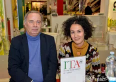 Andreas Kruszyn e Gabriella Bitetto della ITA, Italian Trade Agency dell'ICE.