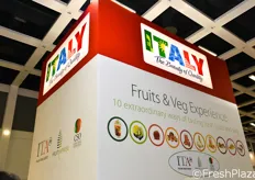 "Lo stand "Italy", gestito da CSO-Centro Servizi Ortofrutticoli, FruitImprese e ICE ha visto riunite a Berlino 30 imprese ortofrutticole italiane."