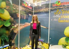 Valentina Sanna in rappresentanza dell'azienda La Costiera, azienda di produzione, commercializzazione e lavorazione di agrumi, prevalentemente limoni.