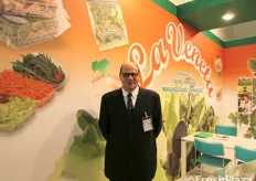 Patrizio Carraro dell'azienda La Veneta, specialista in insalate di quarta gamma.