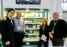 Gaetano e Rosario Rago, Adriana Casella e Mariano Rago del Gruppo Rago, azienda di riferimento nella produzione di verdure di prima, quarta e quinta gamma.