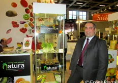 Vincenzo Filardo, presidente della OP Natura di Polistena (RC). Quest'anno l'azienda si e' presentata a Berlino con un nuovo packaging e un nuovo brand: Sweet Passion Italy.