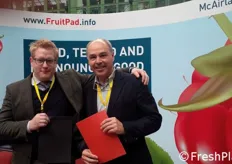 Gert Volmer e Fritz Schonehofer in rappresentanza di Mc Airlaid's (Fruit pad).