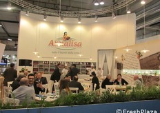 L'animato stand di ANNALISA, che - grazie a dinamismo e accurata selezione delle materie prime - e' tra le aziende leader nel settore delle conserve vegetali.