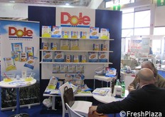 Lo spazio espositivo della multinazionale statunitense Dole, specializzata nel commercio della frutta.