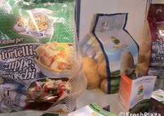 Confezioni di patate Torti, distinte per uso gastronomico dei tuberi. Arrivederci alla prossima edizione di CIBUS!