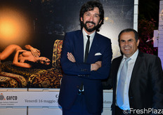 Claudio Dall'Agata (direttore Bestack) insieme a Ibrahim Saadeh.