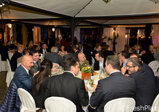 La serata e' proseguita con una cena di gala.