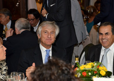 Paolo Bruni e Ibrahim Saadeh colti in un momento conviviale.