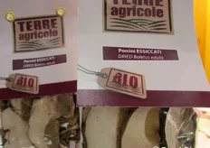 I porcini essiccati Terre agricole: nuovo brand dell'OP Fungorobica e Piccoli Sapori.