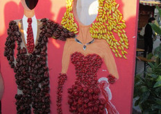 Il Signor e la Signora Peperoncino! La simpatica proposta aziendale, messa a disposizione per i visitatori.