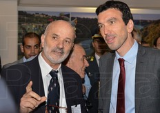 Il consigliere delegato di OPO Veneto, Cesare Bello', ha appassionato il Ministro raccontandogli il filo conduttore della presenza della sua Regione a Macfrut: la biodiversita'.