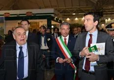 Il giro prosegue. Domenico Scarpellini, Paolo Lucchi e Maurizio Martina.