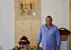 Arturo Prattico' dell'omonima azienda agricola di Africo Nuovo (RC) ha portato in fiera una eccezionale spremuta di bergamotto, tra gli altri gustosi prodotti tipici.