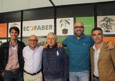 Luca Lombardo, Franco Ristuccia, Carlo Scollo, Paolo Ristuccia e Salvatore Cirella di Ecofaber.
