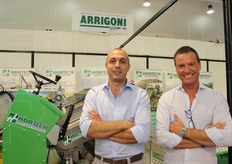Nello stand Hortech, Luca Casotto e Francesco Gastaldo.