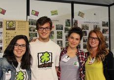 "In rappresentanza dell'Istituto Agrario di Cesena "Garibaldi Da Vinci": Jessica Gilianini, Riccardo Rossi, Nicole Bertozei e Bianca Maria Rossi."