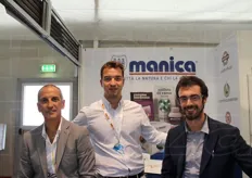 Angelo Camilli, Mihilo Martinovic e Rolando Del Fabbro di Manica Spa.
