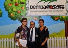 Chiara Cecchetto, Ibrahim Saadeh e Claudia Ferreyra.