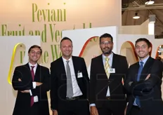 Andrea Peviani, Roberto Pavan, Alberto Mazzagallo della ditta Peviani insieme a Simone Zerbinati.