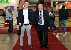 Luca Rivoira (sales manager) e suo padre Aldo della ditta Retarder di Verzuolo (CN) in visita alla fiera.