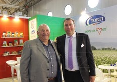 I titolari dell'azienda, Giuseppe e suo figlio Raffaele Torti.