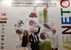 I Consorzi del Radicchio: Cristiana Furiani, Cesare Bello' e Giuseppe Boscolo Palo.